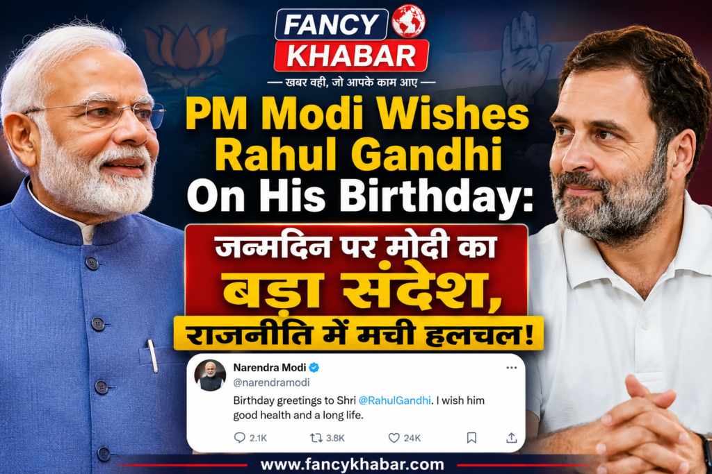 PM Modi Wishes Rahul Gandhi On His Birthday