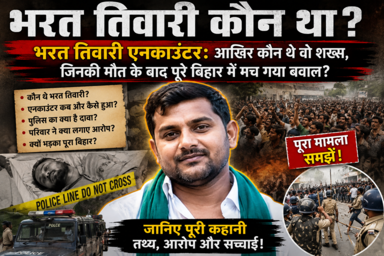 Bharat tiwari kon tha भरत तिवारी एनकाउंटर: आखिर कौन थे वो शख्स, जिनकी मौत के बाद पूरे बिहार में मच गया बवाल?