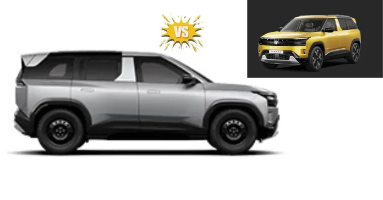 Tata Sierra EV VS Tata Sierra ICE: दोनों के बाहरी डिज़ाइन में मुख्य अंतर